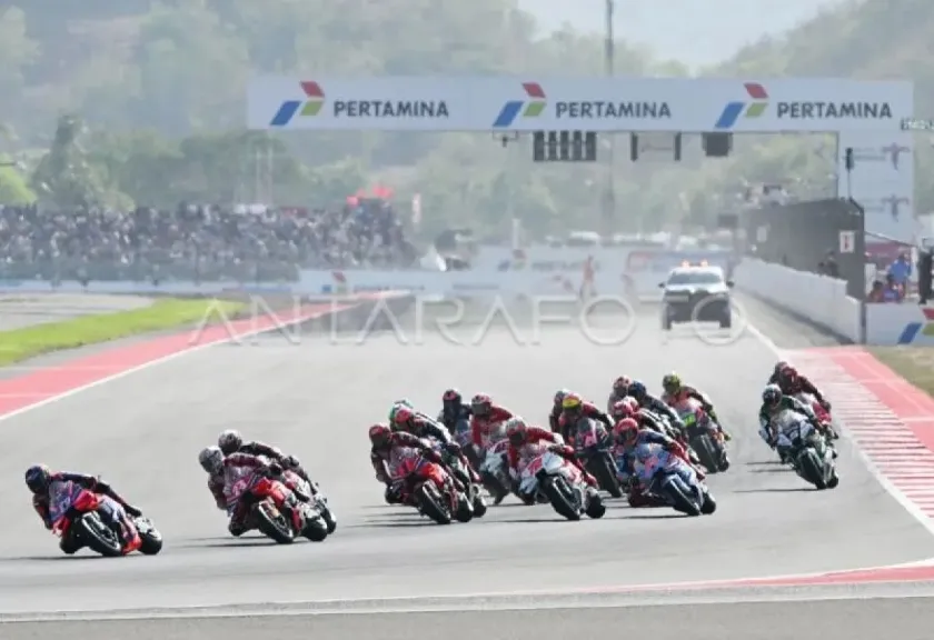 Archive - MotoGP race at the Pertamina Mandalika International Street Circuit, Central Lombok, West Nusa Tenggara.