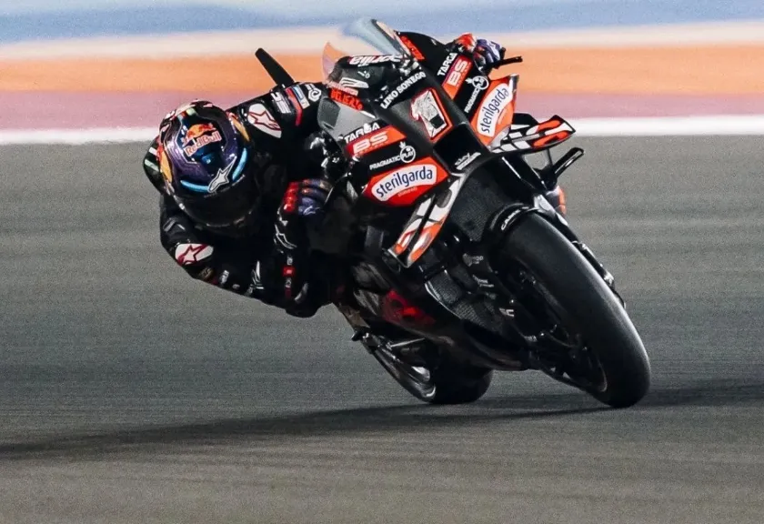 Archive photo - Aprilia Racing rider Jorge Martin.