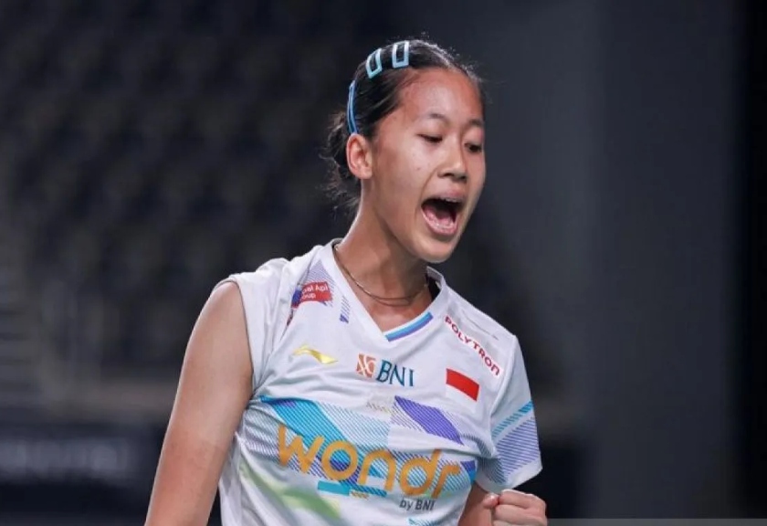 Indonesian women's singles shuttler Putri Kusuma Wardani.
